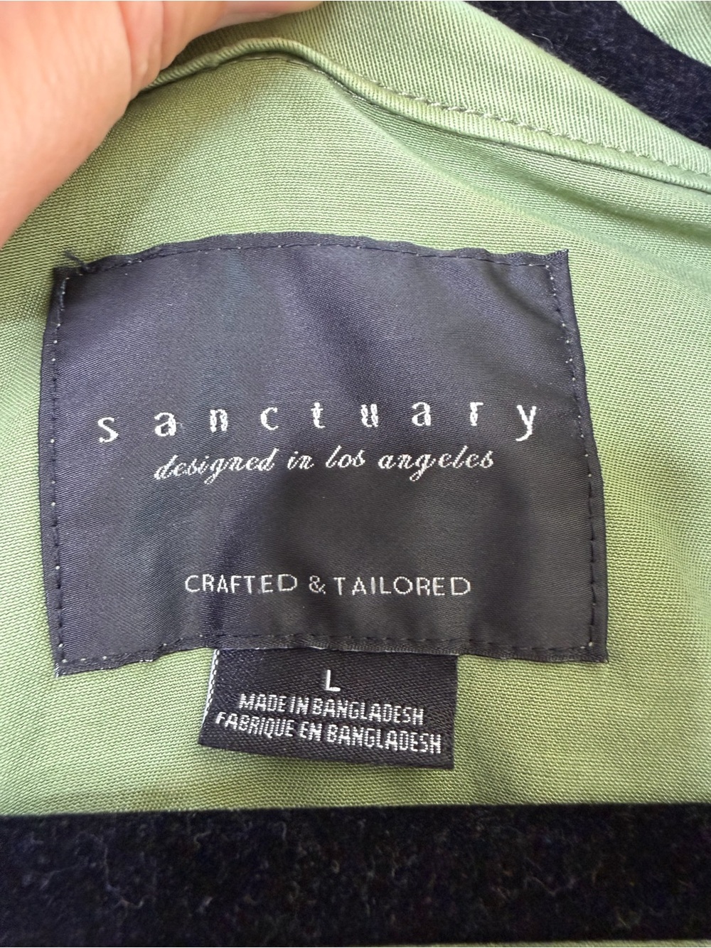 Sanctuary Armstrong Crop Green Utility Jacket with Front Patch Pockets - Picture 4 of 10
